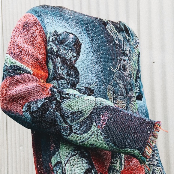 Pluto X Baby Pluto Tapestry Blanket Sweater - Picture 3 of 4